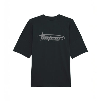 "INFEAR" TEE IN BLACK