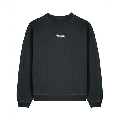 "REAL EYES REALIZE" SWEATSHIRT IN BLACK